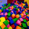 Foam Pit 4'x4' with 3” Cube Foam Blocks