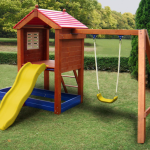 Multi-Purpose Jungle Gym – Outdoor Wooden Playset for Kids